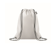 Koordrugzak van RPET non-woven 80 g/m² kleur wit