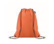 Koordrugzak van RPET non-woven 80 g/m² kleur oranje