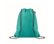 Koordrugzak van RPET non-woven 80 g/m² kleur turkoois