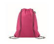 Koordrugzak van RPET non-woven 80 g/m² kleur fuchsia