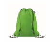 Koordrugzak van RPET non-woven 80 g/m² kleur limoen groen