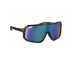 Sportzonnebril met spiegelglazen UV400 kleur blauw