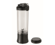Draagbare en oplaadbare blender met drinktuitdeksel 600 ml kleur zwart