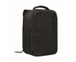 Cabinerugzak van RPET-polyester met trolleyband 15'' kleur zwart