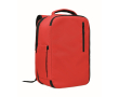Cabinerugzak van RPET-polyester met trolleyband 15'' kleur rood