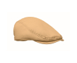 Baretstijl pet van katoen met metalen gesp 235 g/m² kleur khaki