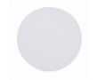 Antislip muismat van polyester 21 cm kleur wit