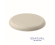 Frisbee van oceaanplastic van 21 cm voor bedrukking kleur beige
