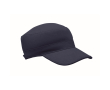 Militaire pet van geborsteld katoen met klittenband 260 g/m² kleur blauw