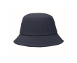 Ribfluwelen muts van 100% polyester voor borduren 220 g/m² kleur blauw