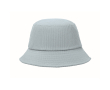 Ribfluwelen muts van 100% polyester voor borduren 220 g/m² kleur lichtblauw
