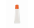 Vegan lippenbalsem in tube met SPF10 vanille 12 g kleur oranje