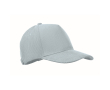 5-panel corduroy pet met verstelbare sluiting 220 g/m² kleur lichtblauw