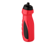Lekvrije sportfles met stevige grip 700 ml kleur rood