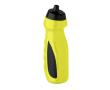 Lekvrije sportfles met stevige grip 700 ml kleur neon geel