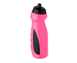 Lekvrije sportfles met stevige grip 700 ml kleur neon fuchsia