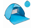 Lichte 190T polyester strandtent met haken en hoes kleur turkoois