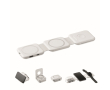 Magnetische laadbasis van ABS met geïntegreerde USB-hubs 15 W kleur wit