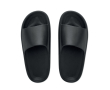 Unisex plastic slippers voor strand en evenementen kleur zwart