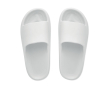 Unisex plastic slippers voor strand en evenementen kleur wit