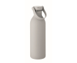 Roestvrijstalen fles met rubberafwerking 500ml kleur grijs