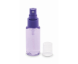 Lichaamssprayflacon met verstuiver en dop 30 ml kleur doorzichtig paars