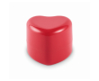 Vegan lippenbalsem in hartvormig doosje SPF10 vanille kleur rood