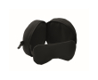 2-in-1 reiskussen met geïntegreerd slaapmasker kleur zwart
