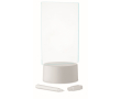 Acryl LED-bord met aluminium voet en witte marker kleur wit