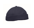 Dockerstijl pet van katoen met mesh en gesp 260 g/m² kleur blauw