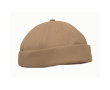Dockerstijl pet van katoen met mesh en gesp 260 g/m² kleur khaki
