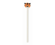 Houten potlood met dieren-gum kleur wit