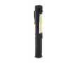 LED-werklamp met magnetische voet en clip kleur zwart
