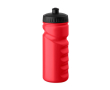 Druppvrije sportfles van kunststof met goede grip 500ml kleur rood