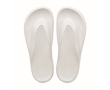 Personaliseerbare plastic strandslippers kleur wit