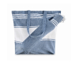Hammam-handdoekset met strandtas 180 g/m² kleur blauw