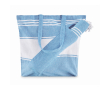 Hammam-handdoekset met strandtas 180 g/m² kleur turkoois
