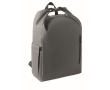 Roll-top RPET laptoprugzak met elastisch zijvak 15'' kleur donkergrijs