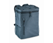 Polyester koelrugzak met een inhoud van 9L kleur blauw
