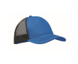 Truckerpet 5-panel katoen en mesh 250 g/m² kleur koningsblauw