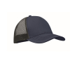 Truckerpet 5-panel katoen en mesh 250 g/m² kleur marineblauw