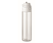 RPET-fles met 2-in-1 rietje en lekvrije draaglus 700 ml kleur wit