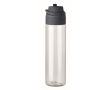 RPET-fles met 2-in-1 rietje en lekvrije draaglus 700 ml kleur marineblauw