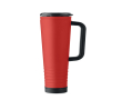 Thermosbeker met dubbele wand en ingebouwde speaker 700 ml kleur rood