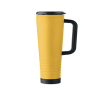 Thermosbeker met dubbele wand en ingebouwde speaker 700 ml kleur geel