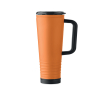Thermosbeker met dubbele wand en ingebouwde speaker 700 ml kleur oranje