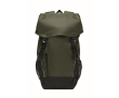 Sportieve RPET 600D rugzak met reflecterende details 15 L kleur donkergroen
