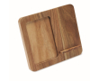 Houten draadloze oplader met telefoonhouder, fotolijst kleur hout