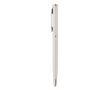 Gerecyclede aluminium pen met chromen clip kleur wit