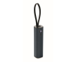 Powerbank van gerecycled aluminium met kabel, 5.000mAh kleur marineblauw